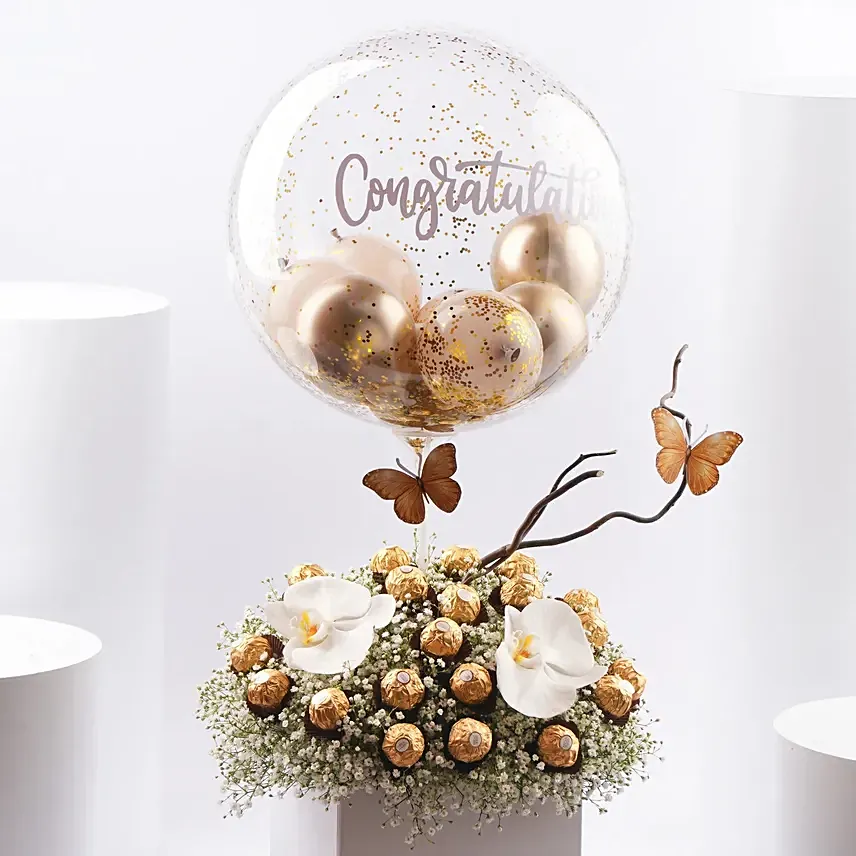 Congratulations Butterflies Success Arranegement