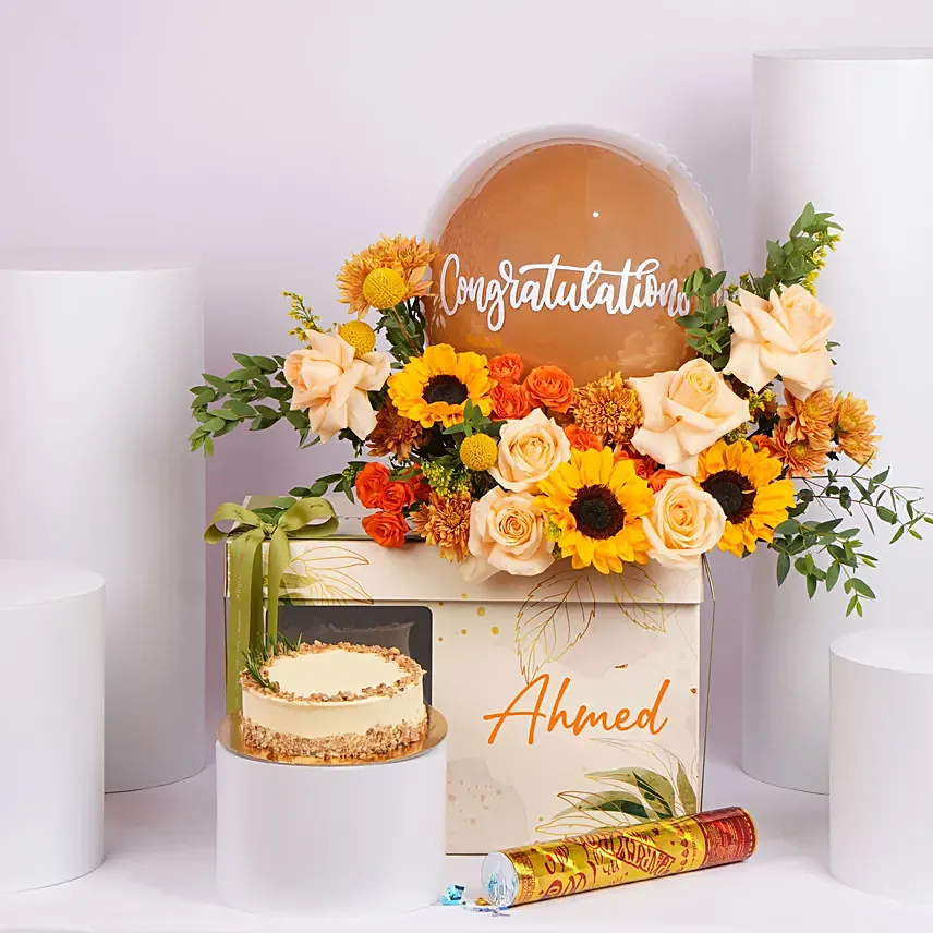 Personalised Congratulations Gift Box