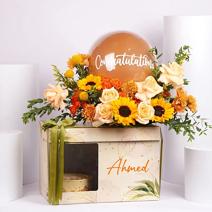 Personalised Congratulations Gift Box