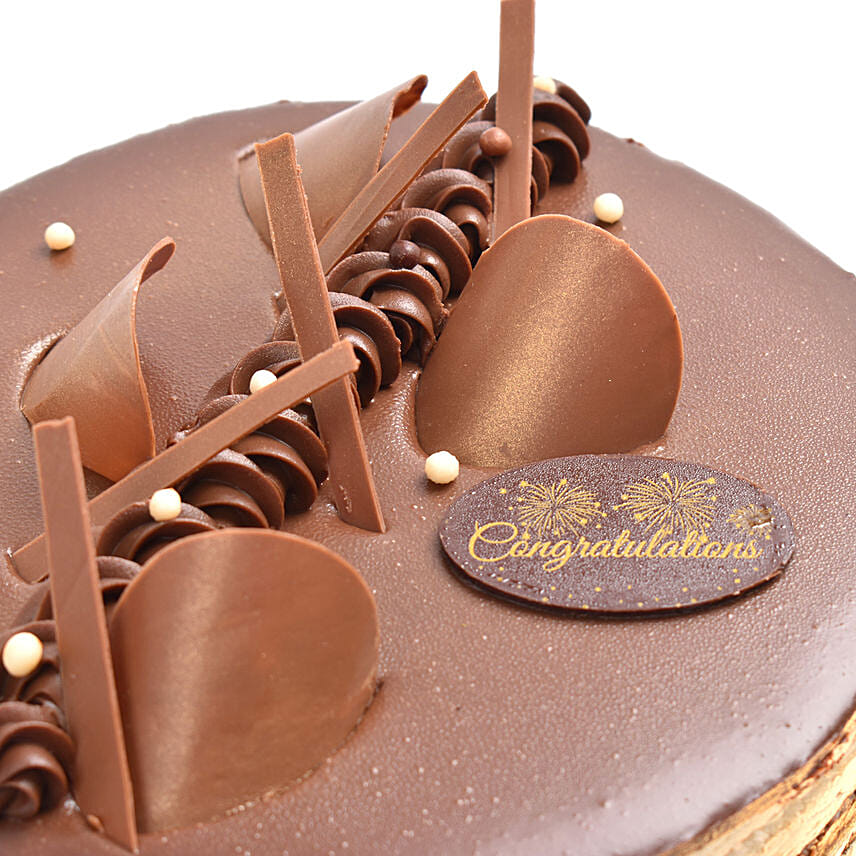 Congratulations Choco Coffee Cake