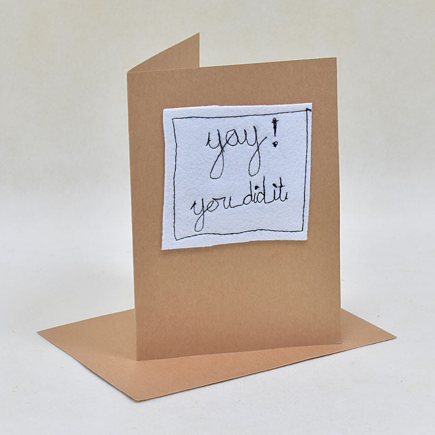 Congratulations greeting card