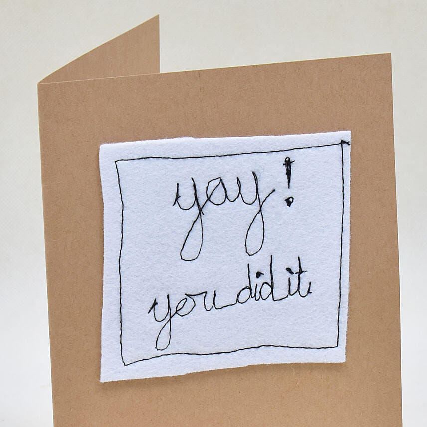 Congratulations greeting card