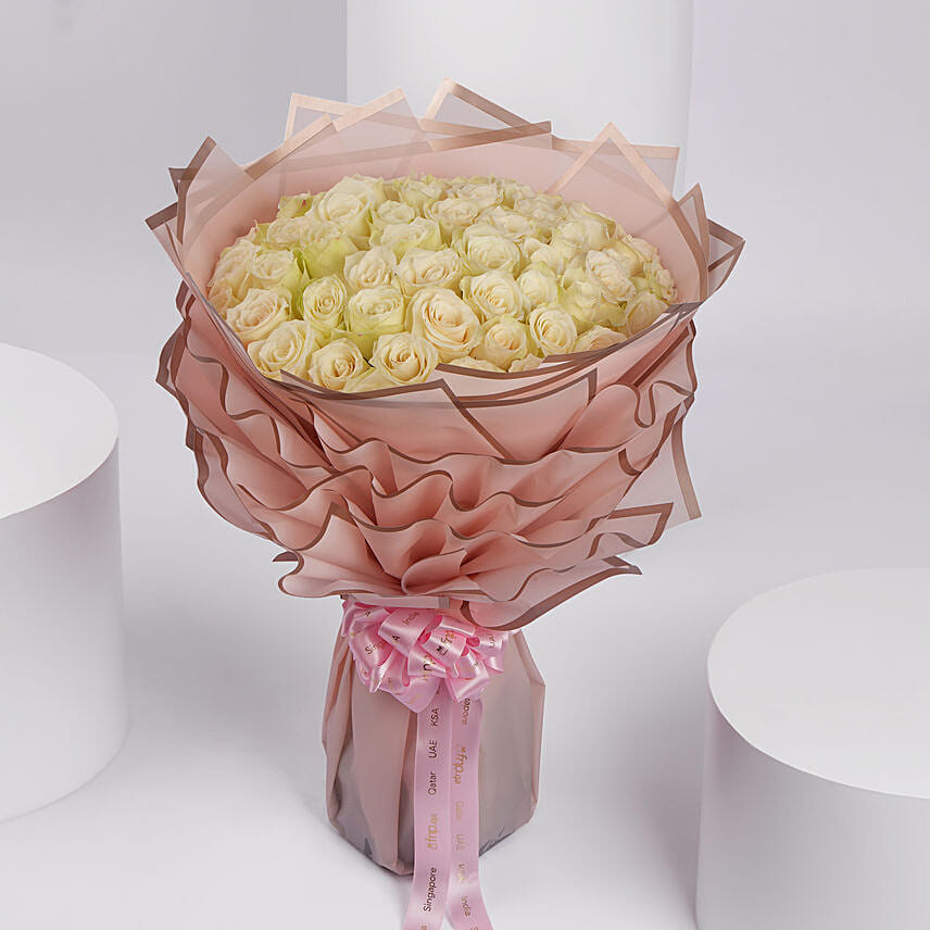 Cream Rose Bouquet