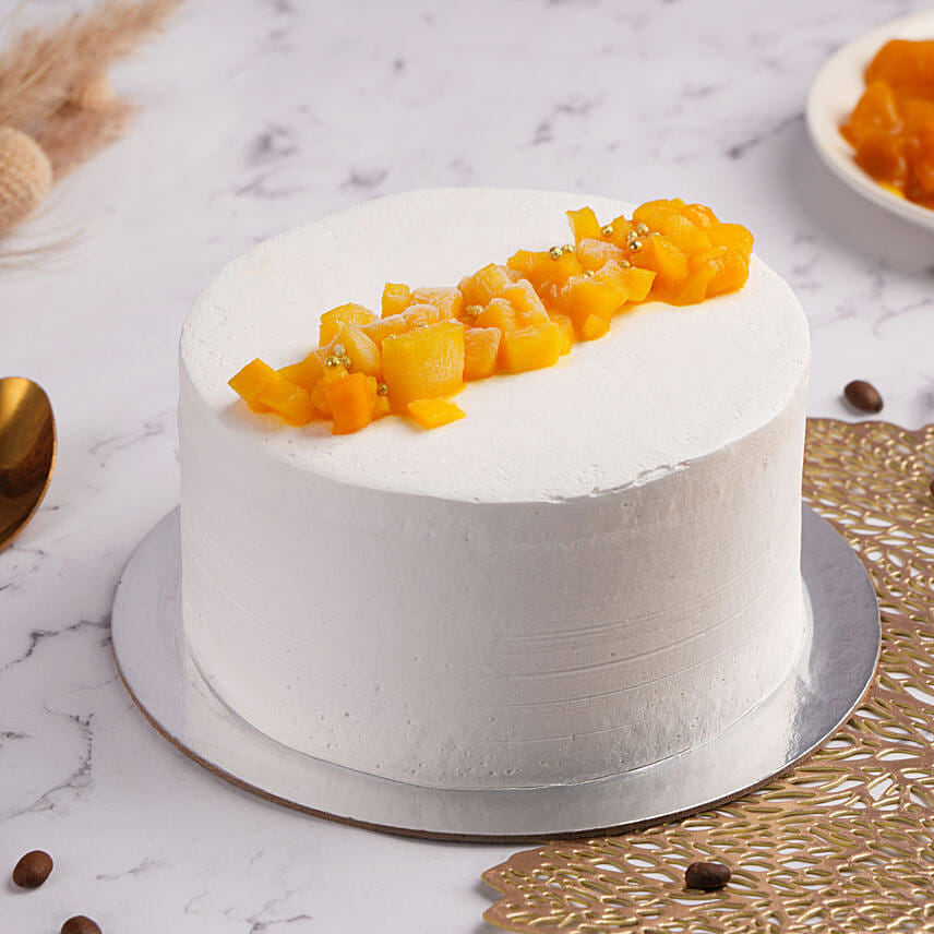 Creamy Mango Cheesecake Ice Cream Delight