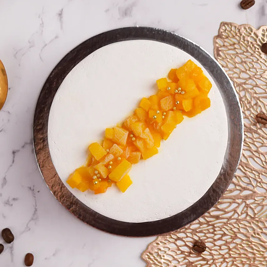Creamy Mango Cheesecake Ice Cream Delight