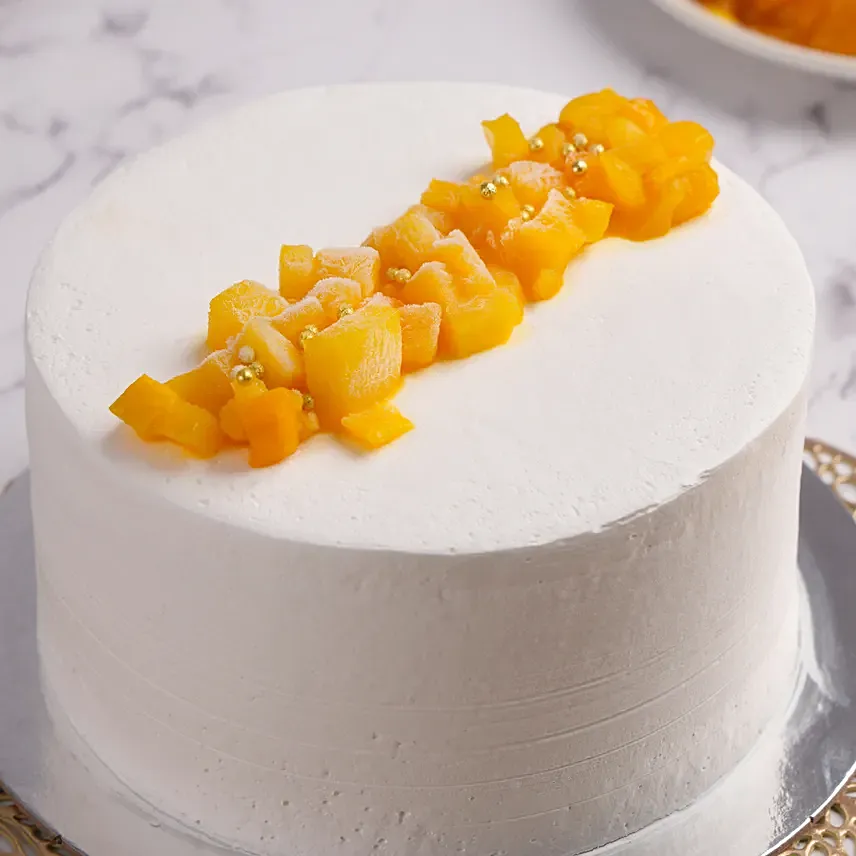 Creamy Mango Cheesecake Ice Cream Delight