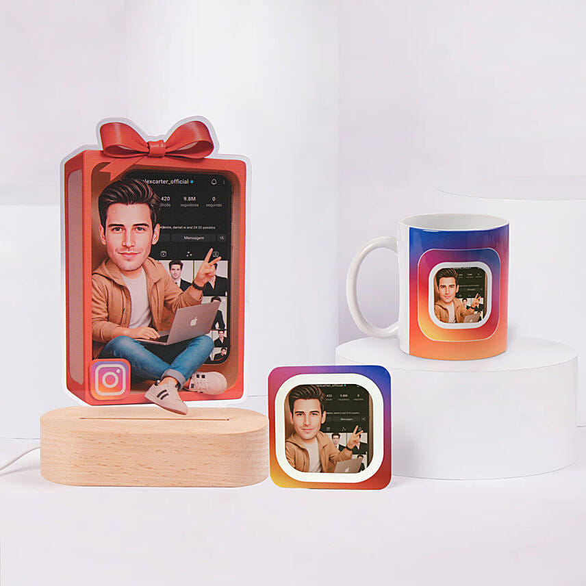Custom Instagram Profile Gift set for Boy
