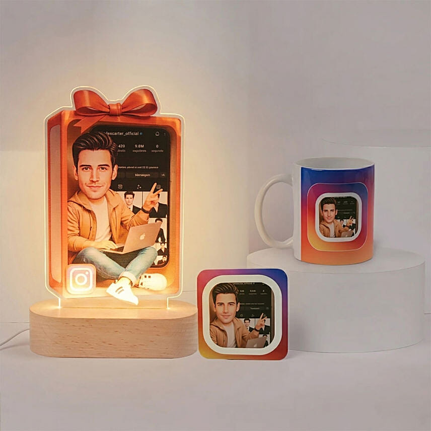 Custom Instagram Profile Gift set for Boy