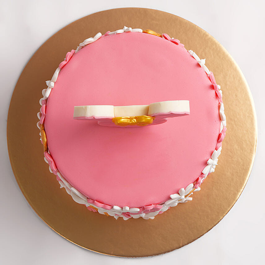 Cute Minnie Mouse First Birthday Cake