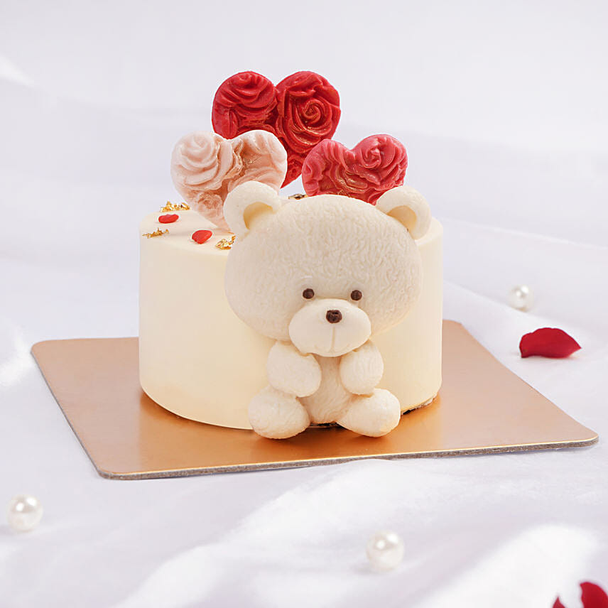 Cute Teddy Mono Cake