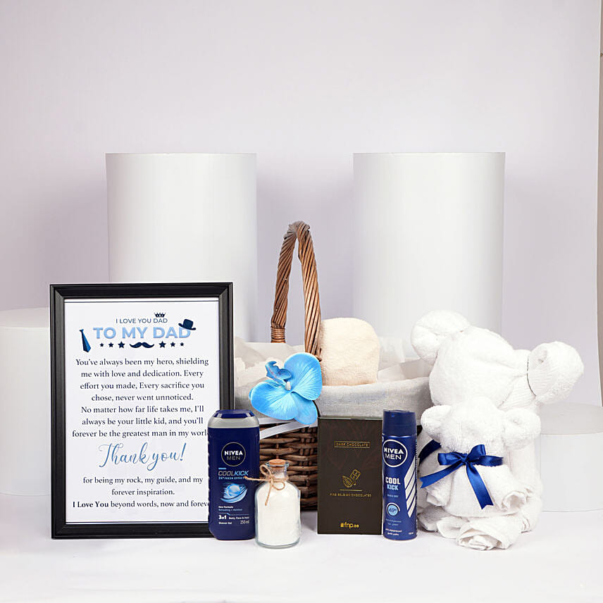 Dad Self Care Gift Basket