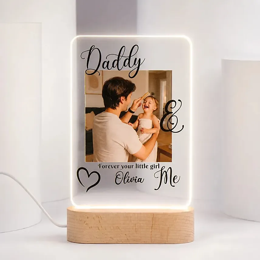 Daddy And Me LED Photo Lamp