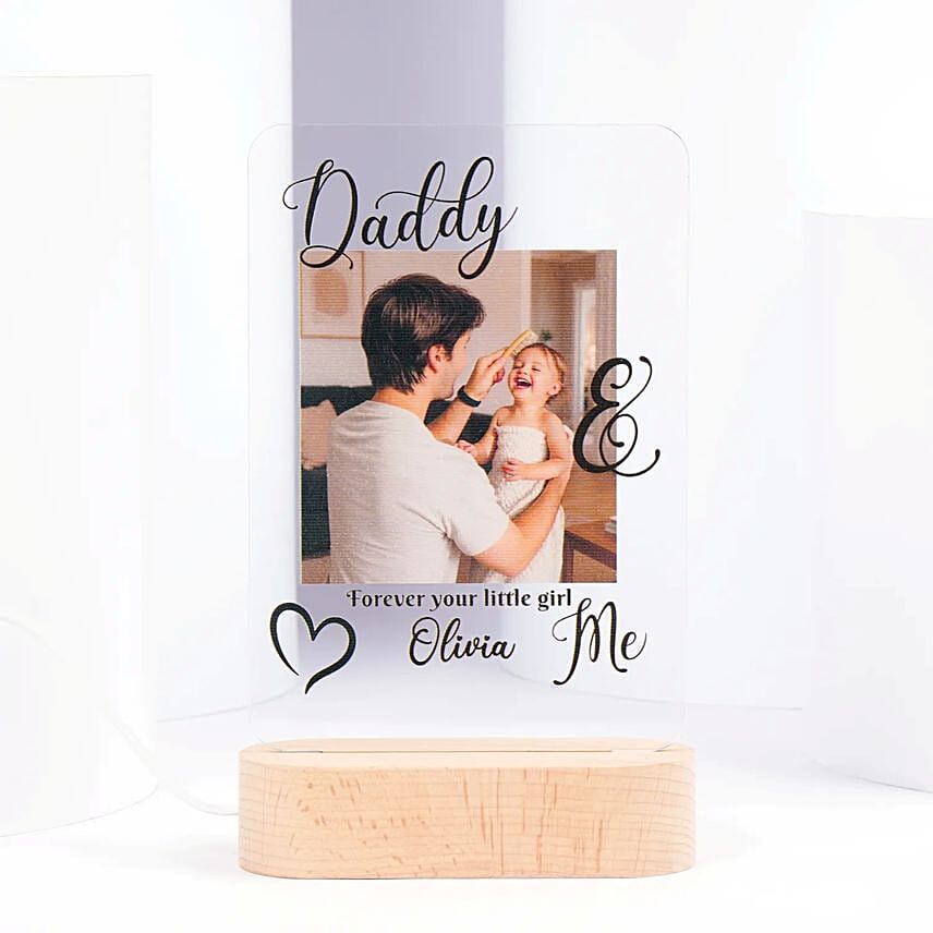 Daddy And Me LED Photo Lamp
