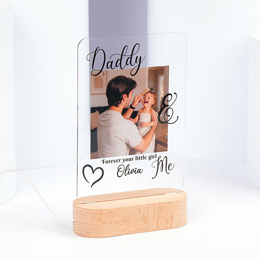 Daddy And Me LED Photo Lamp
