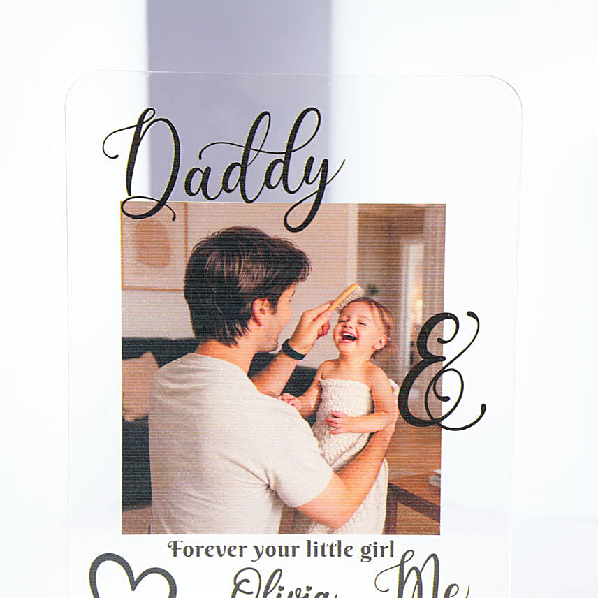 Daddy And Me LED Photo Lamp
