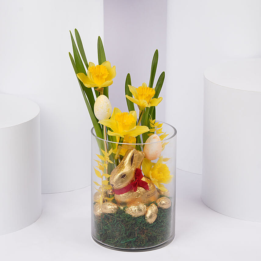 Daffodil and Easter Bunny Chocolate