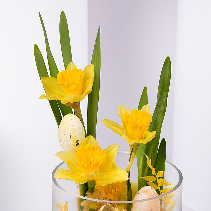 Daffodil and Easter Bunny Chocolate