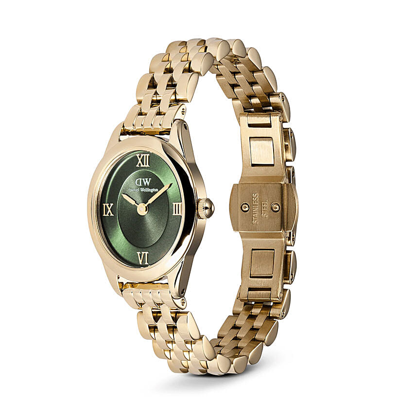 Daniel Wellington Emeral Gold Watch Gift Tray for Her