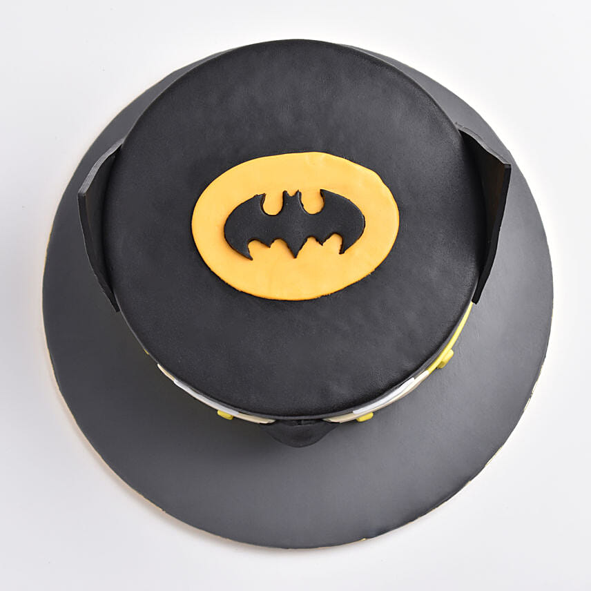 Dark Knight Delight Vanilla Cake
