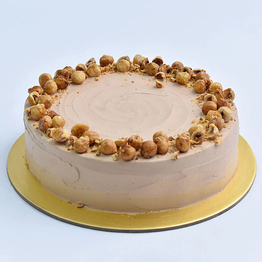 Delicious Chocolate Hazelnut Eggless Cake