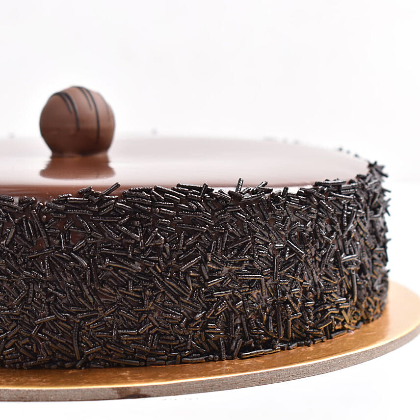 Delightful Congratulations Chocolate Fudge Cake 8 Portions