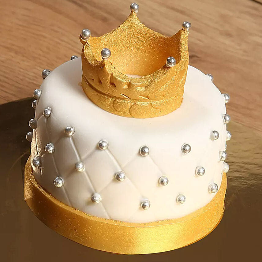 Designer Crowned Mono Cake