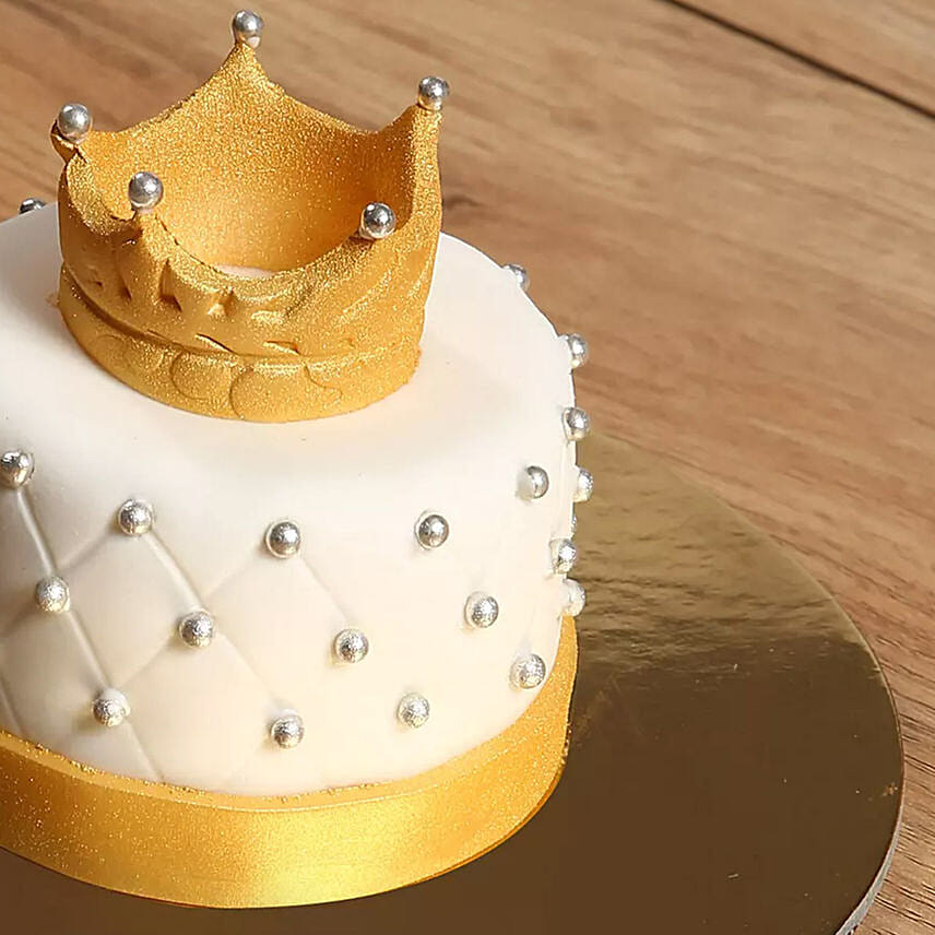 Designer Crowned Mono Cake