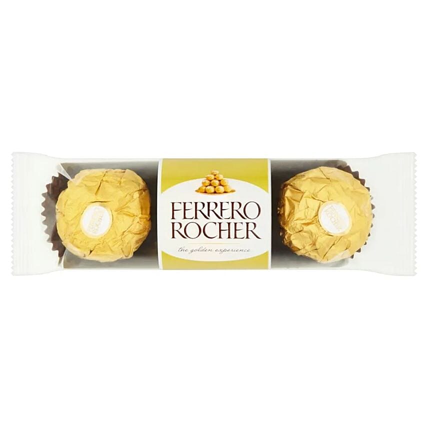 Designer Round Rakhi And 3 Pcs Ferrero Rocher