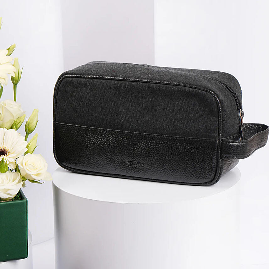 Designer Watch with Premium Toiletery Bag for Father day