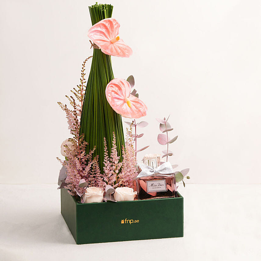 Dior Perfume and Flowers