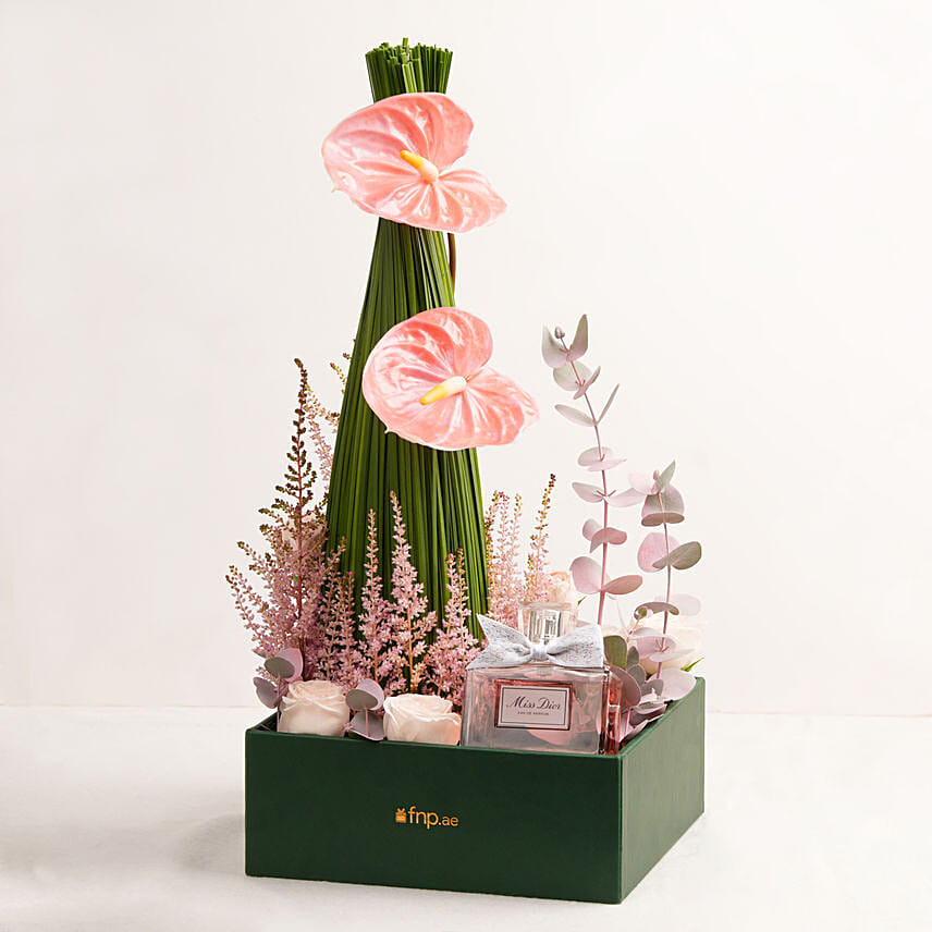 Dior Perfume and Flowers