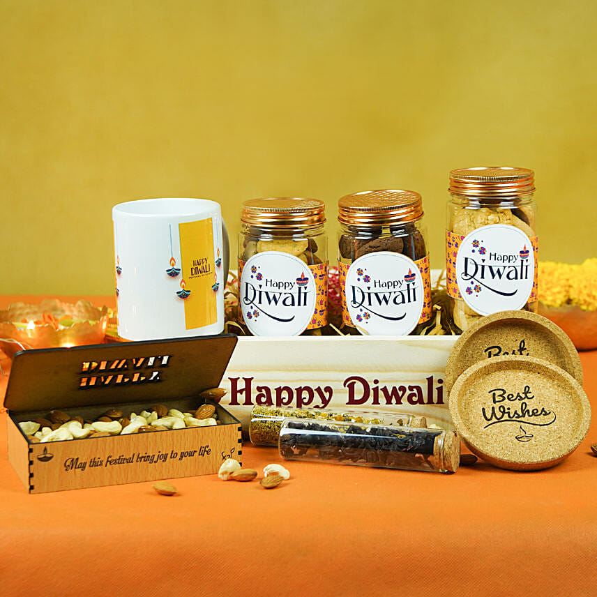 Diwali Tea Cookies n Dry Fruit Hamper