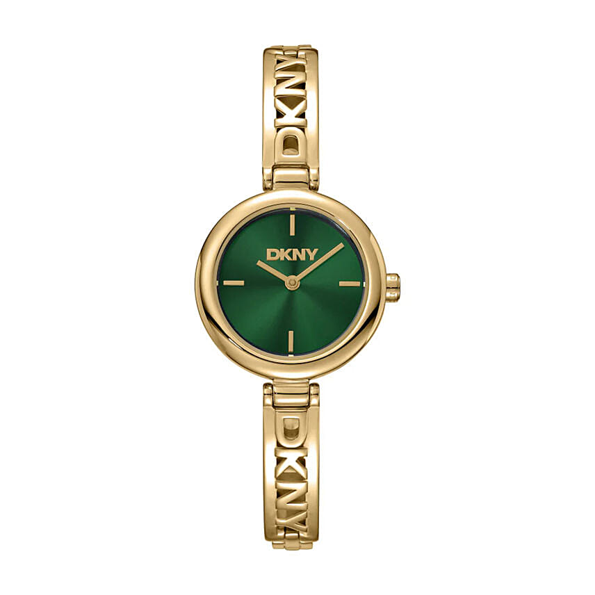 DKNY Watch with Premium Flowers for Her