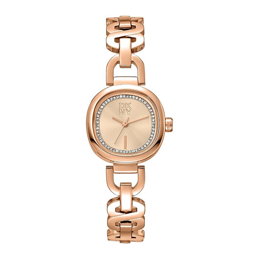 Dkny Womens Rose Gold Watch