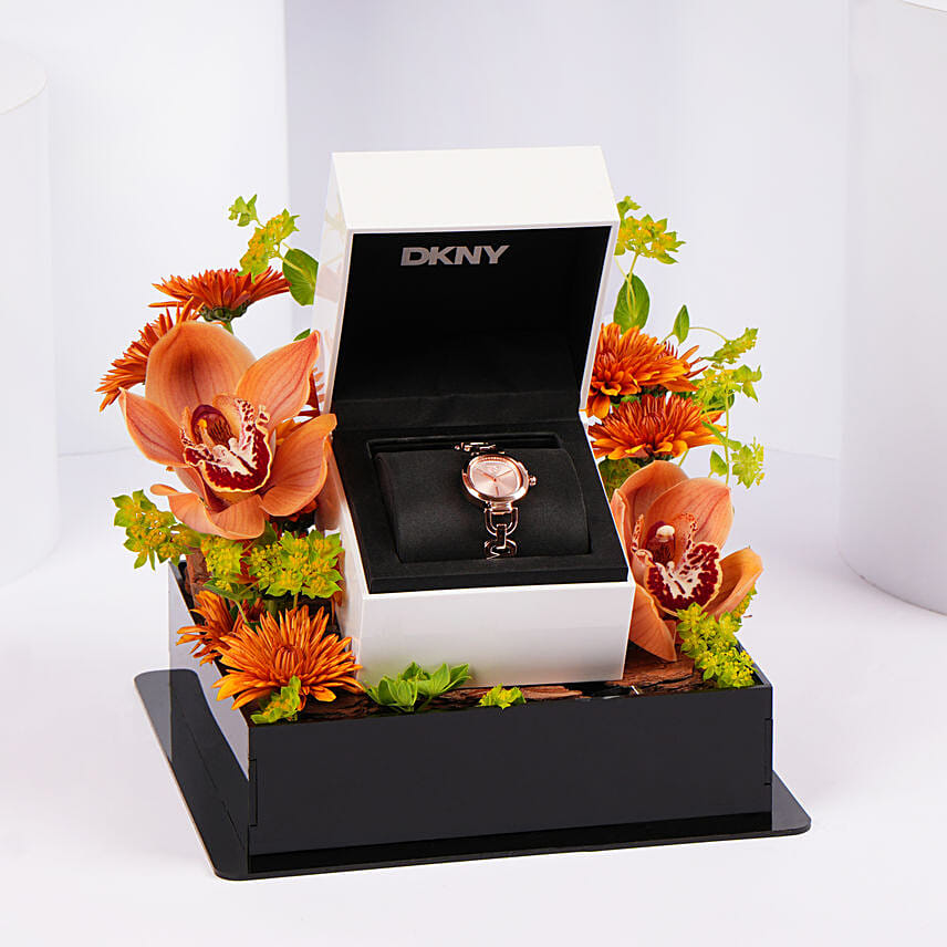 Dkny Womens Rose Gold Watch