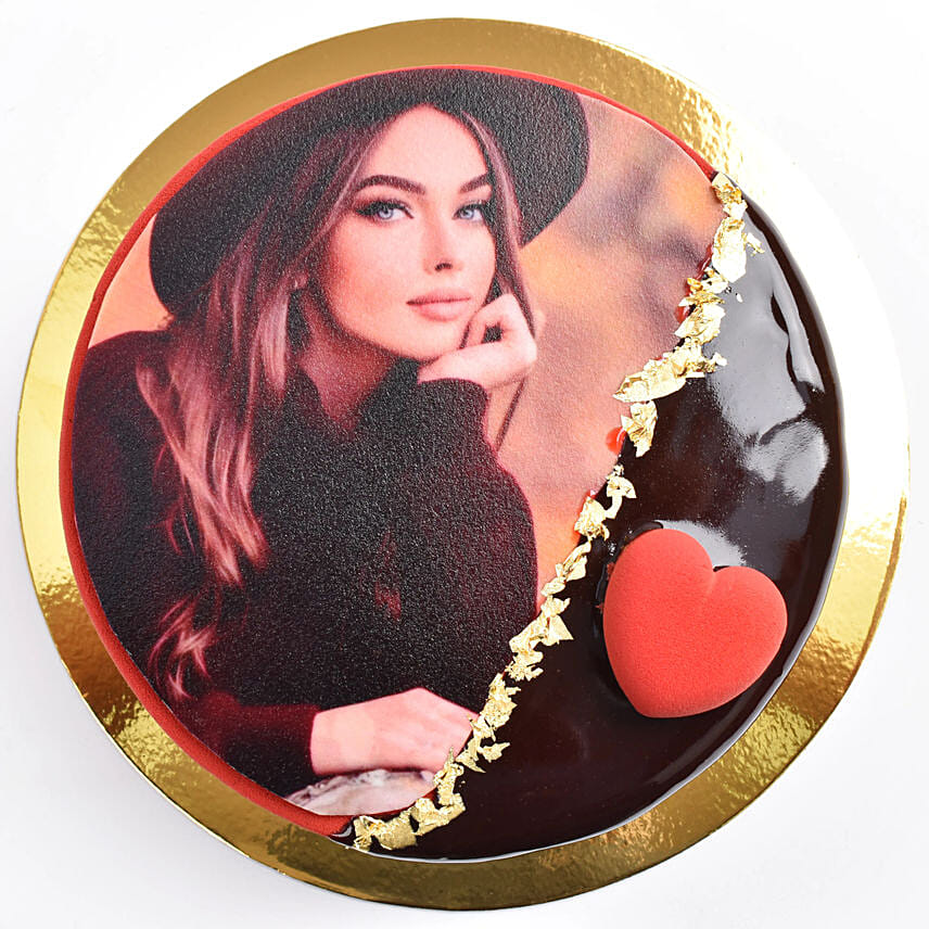 Dream Choco Photo Cake 8 Portion