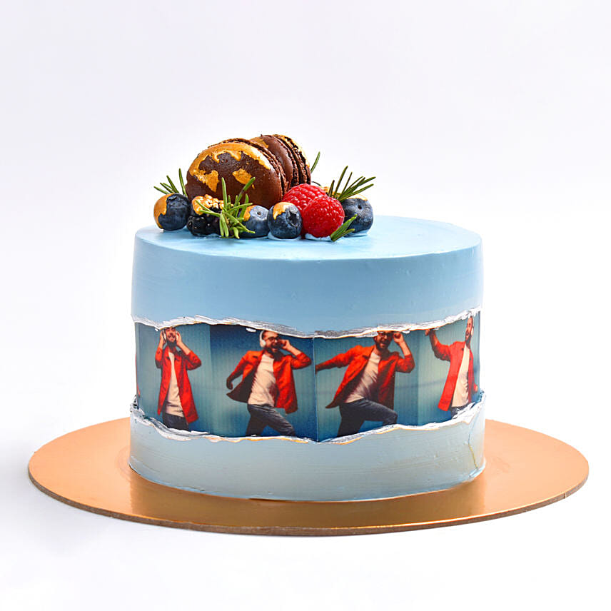 Dream Chocolate Photo Cake For Him
