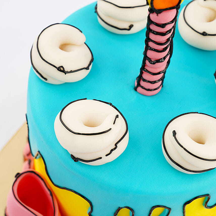Drip and Bow Delight Red Velvet Cake