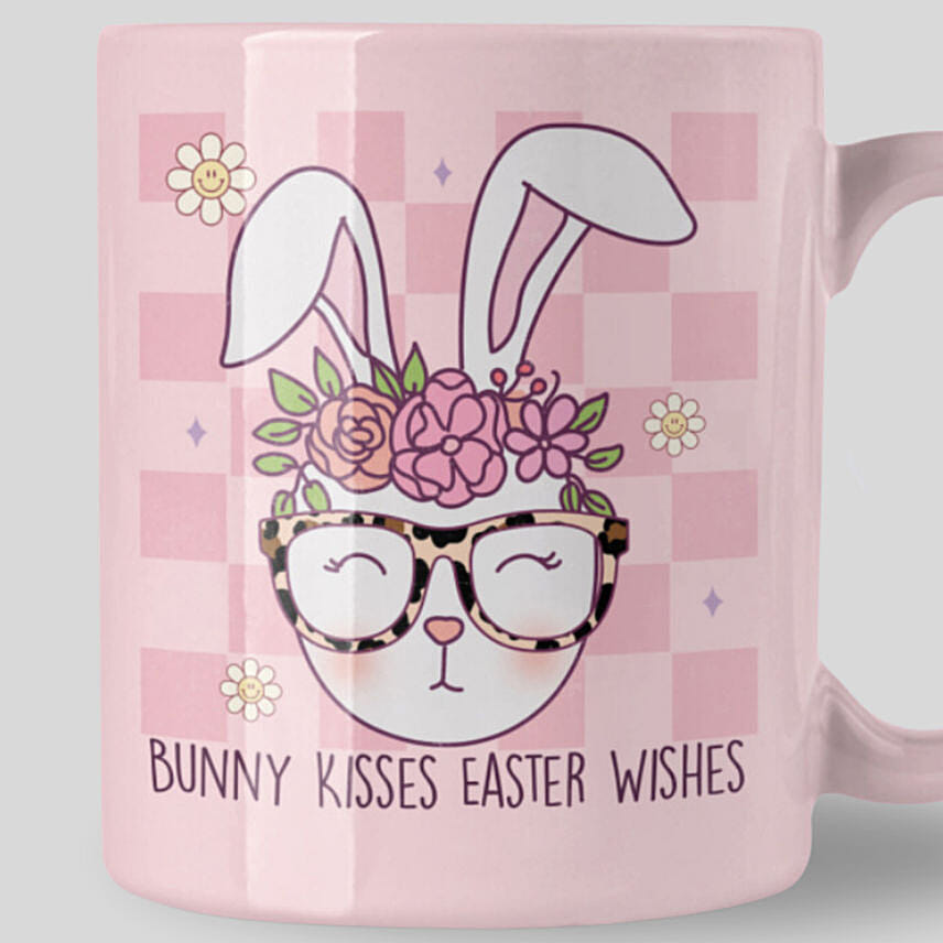 Easter Bunny Kisses Pink Mug