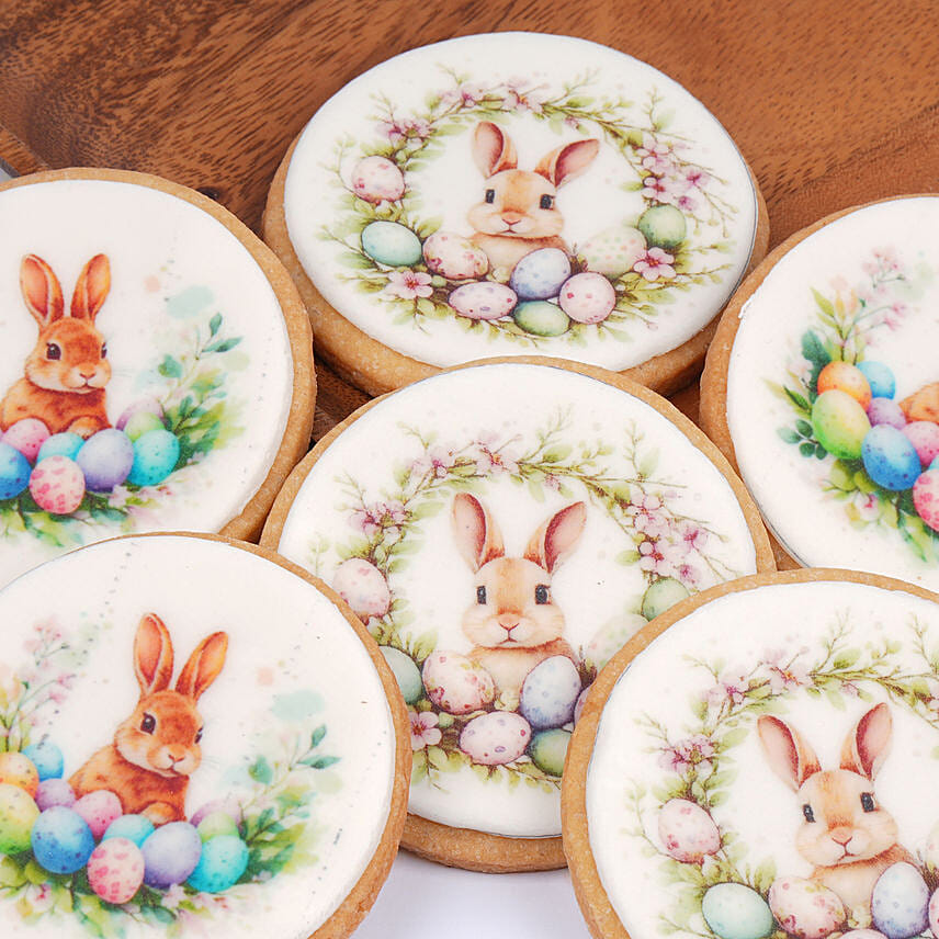 Easter Bunny Printed Cookies