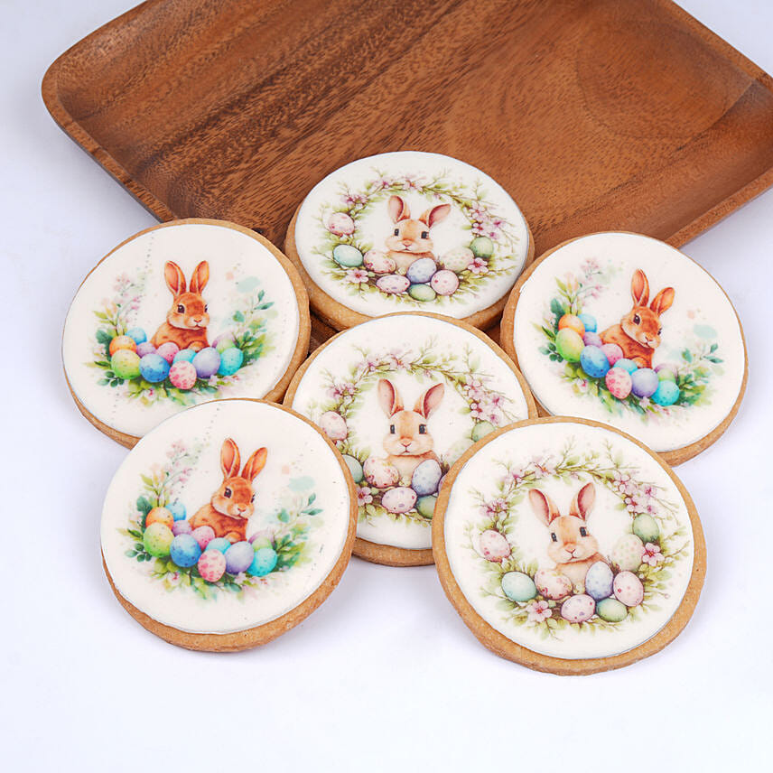 Easter Bunny Printed Cookies