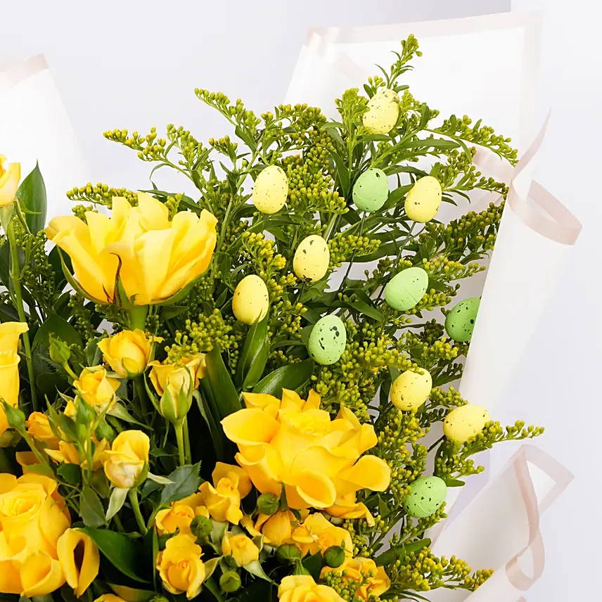 Easter Yellow Bloom Bouquet