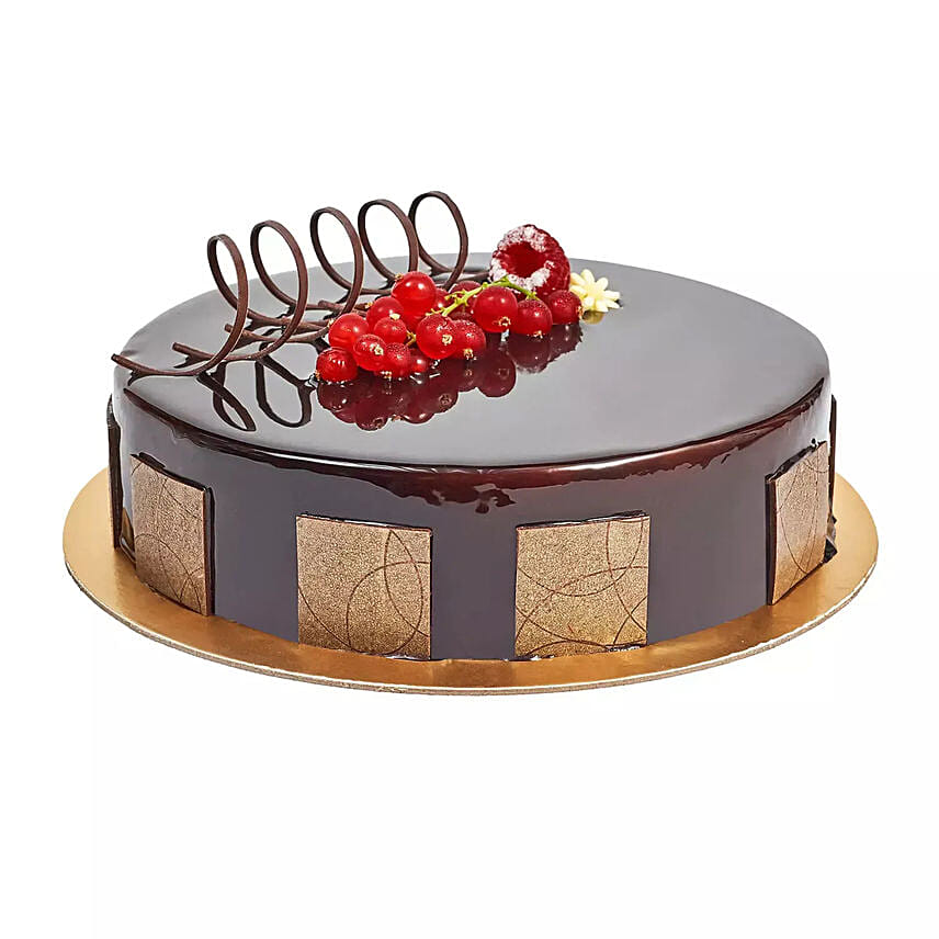 Eggless Chocolate Truffle Birthday Cake 4 Portion