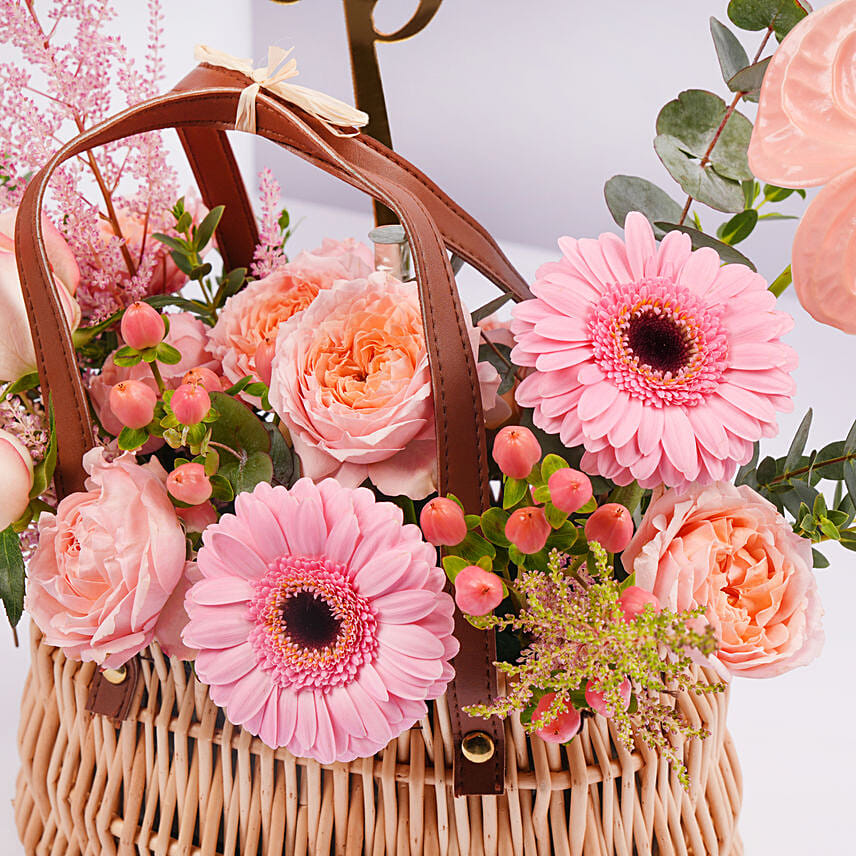 Elegant Flower Basket For Mom