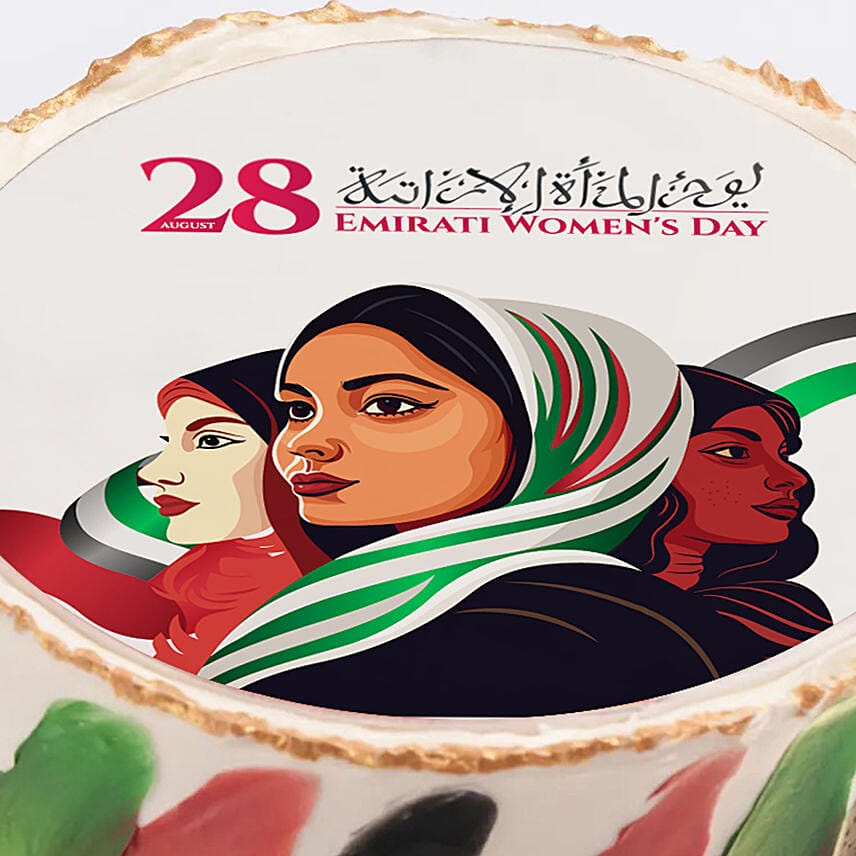 Emirati Womens Day Cake 4 Portion
