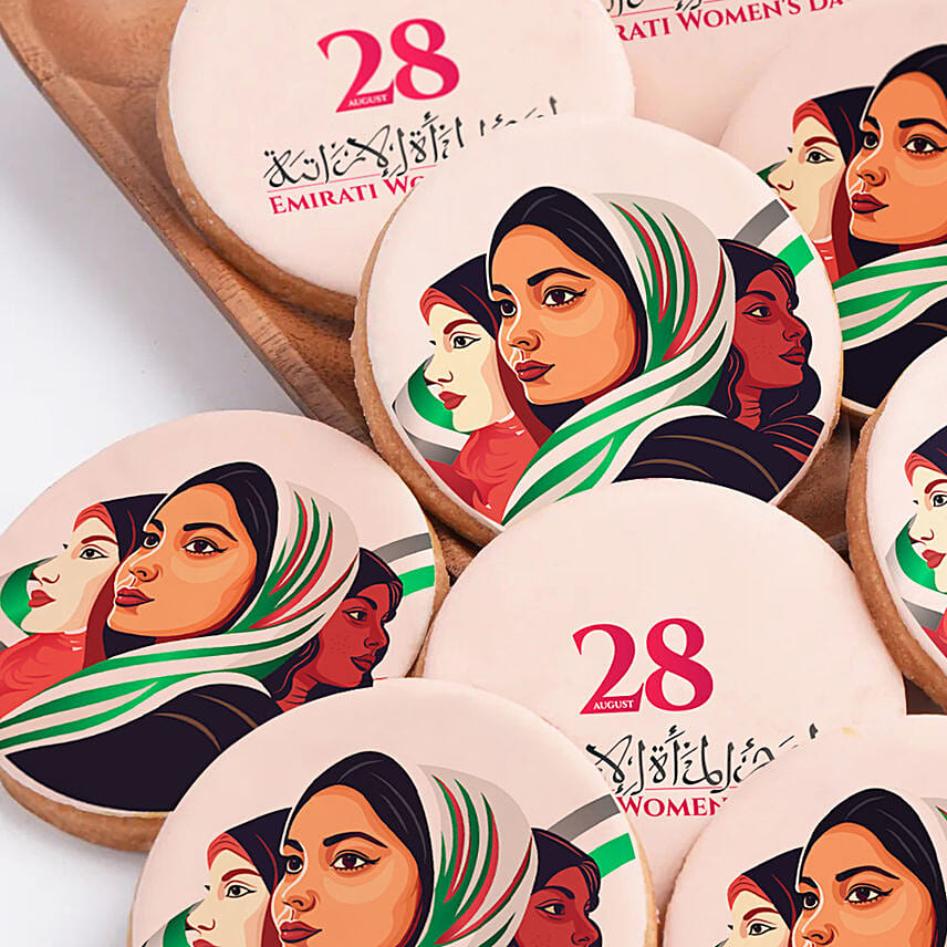 Emirati Womens Day Cookies 12 Pcs