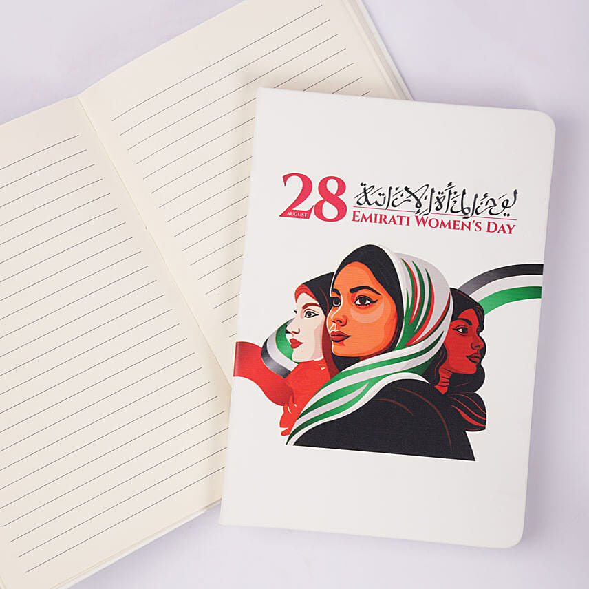 Emirati Womens Day Tumbler And Notebook