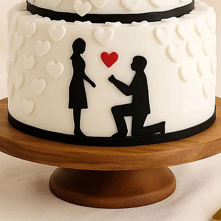Enagagement or Wedding Celebration Chocolate Cake 3 KG