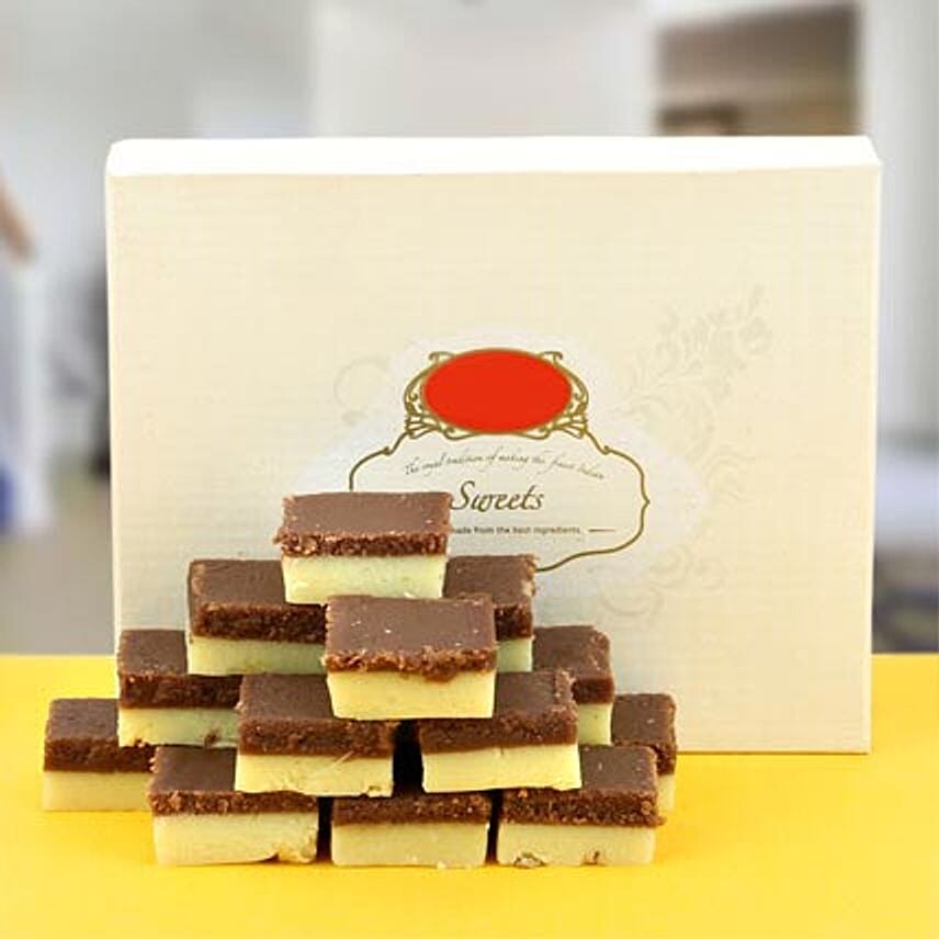Enjoyable Chocolate Barfi 500gms