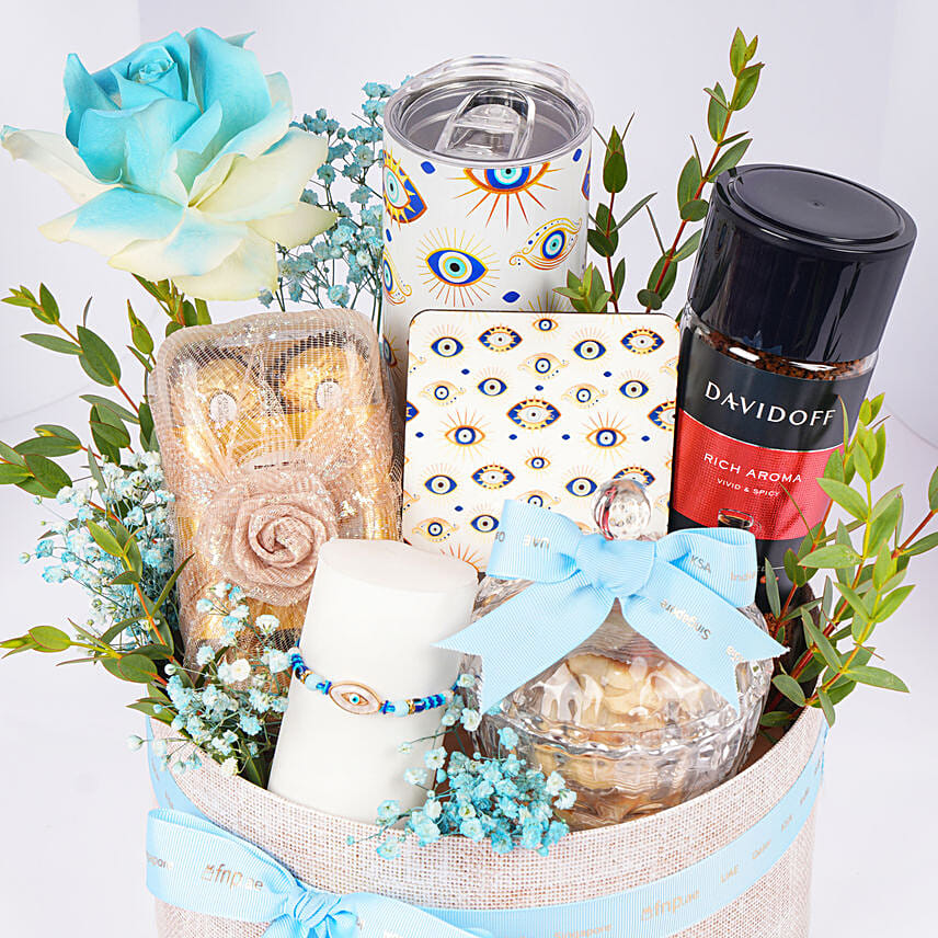 Evil Eye Rakhi Luxury Perfume Hamper